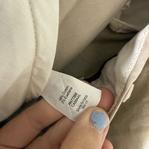 J. Crew Flex Bedford Chino Pants Men's 34x32 Flat Front Mid Rise Cotton Blend - Picture 6 of 10